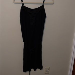 Black simple dress